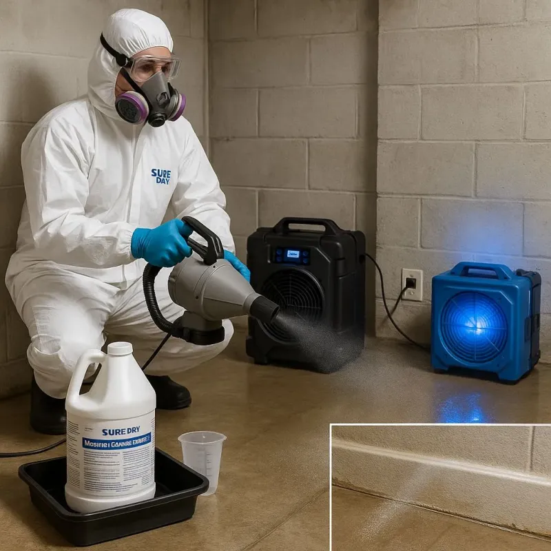 Sanitization and Odor Removal process in New Cumberland, PA